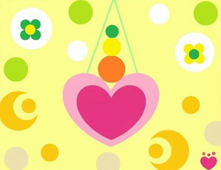ハートの世界 ハート,気持ち,マル,飾り,ハッピー,可愛いのイラスト素材