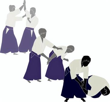 Illustration, aikido, technology, four religions, 