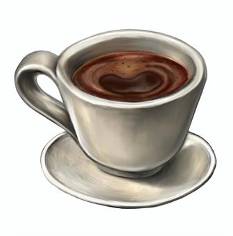 コーヒー　マグカップ　イラスト　素材