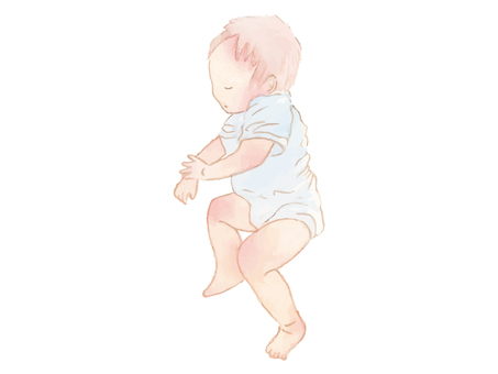 赤ちゃん08 赤ちゃん08 赤ちゃん,子ども,寝る,寝姿,ねんね,すやすや,眠る,こども,乳児,人物のイラスト素材
