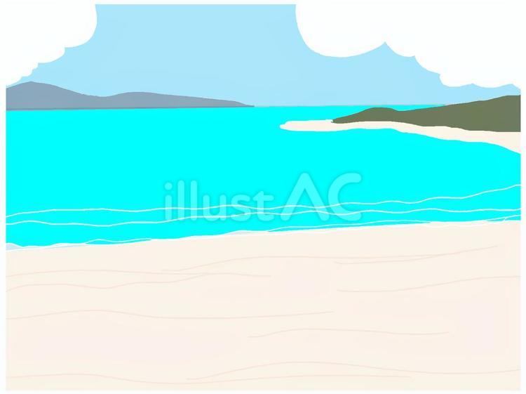 夏の海 夏の海 海,夏,海水浴のイラスト素材