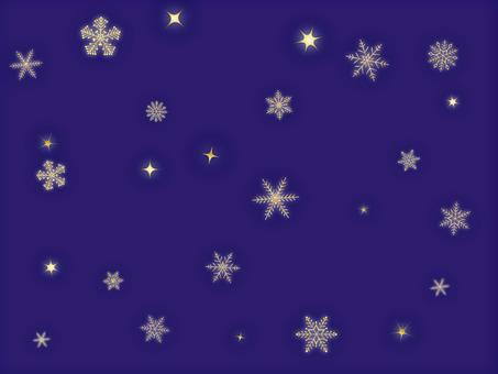 クリスマス雪の結晶 キラキラ,クリスマス,雪の結晶,星,冬,背景,ゴールド,雪,結晶,柄のイラスト素材