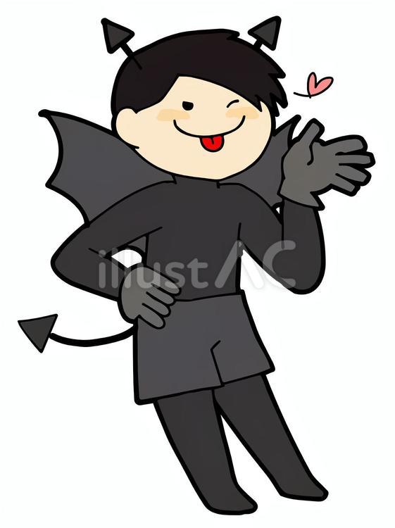 手書き風人物：悪魔イラスト - No: 24428888｜無料イラスト・フリー素材なら「イラストAC」