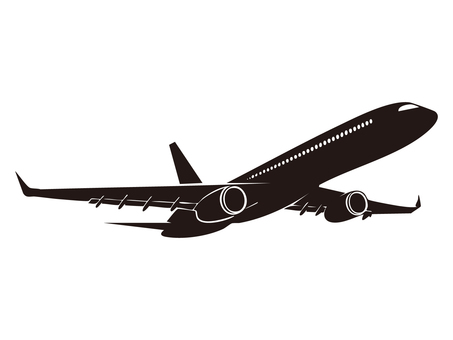 シルエット【飛行機】 シルエット【飛行機】 飛行機,乗り物,シルエット,かげ,影絵,アイコン,シンプル,ポップ,ゆるい,かわいいのイラスト素材