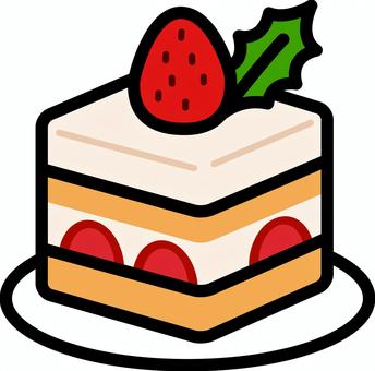 白皿のショートケーキです。 白皿のショートケーキです。 いちご,ショートケーキ,シンプル,断面,ケーキ,おやつ,デザート,スイーツ,フルーツ,カットケーキのイラスト素材