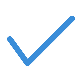 青色のチェックマーク 青,ブルー,水色,シンプル,チェックマーク,チェック,レ点,v字,vマーク,承認マークのイラスト素材