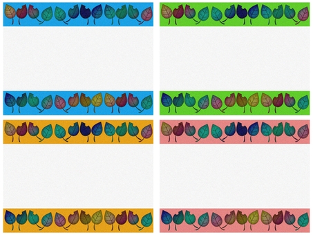 葉っぱのフレ−ム