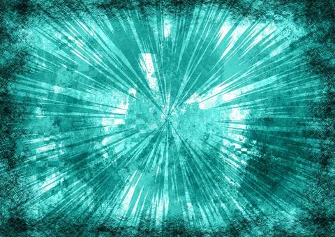 不安なイメージ（汚し集中線ターコイズ） 背景,不安,ネガティブ,マイナス,グラデーション,デメリット,線,直線,怖い,グランジのイラスト素材