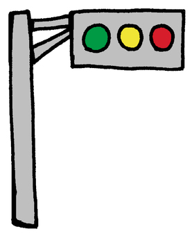 信号機 信号機,交差点,信号,交通安全,道路,交通,サイン,表示,情報,道のイラスト素材