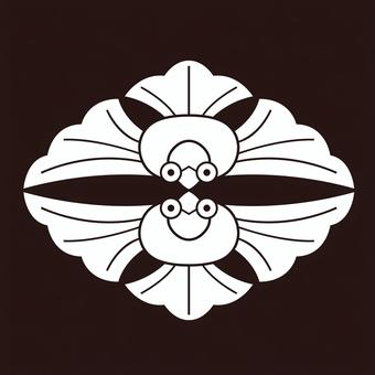 家紋 雀 家紋 雀 家紋,紋,紋章,雀,動物紋,文様,紋様,家系,血すじ,血統のイラスト素材