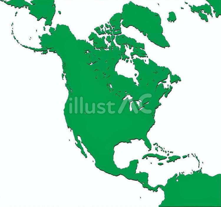 北アメリカ大陸イラスト - No: 26867754｜無料イラスト・フリー素材なら「イラストAC」