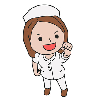 見上げる人 見上げる人 人物,ガッツポーズ,見上げる,喜び,看護婦,ポジティブ,笑顔,成功,目標,達成のイラスト素材