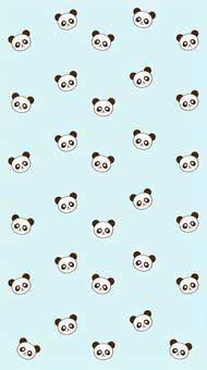 パンダの壁紙_青 パンダの壁紙_青 スマホ壁紙,縦長背景,待ち受け,動物,背景,壁紙,パンダ,スマホ,縦長,かわいいのイラスト素材
