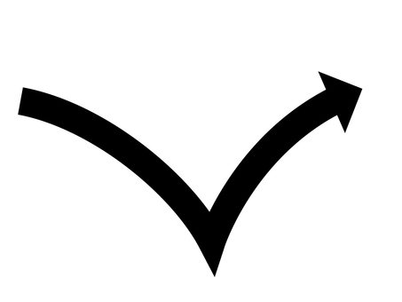 Illustration, arrow, black, bound, 