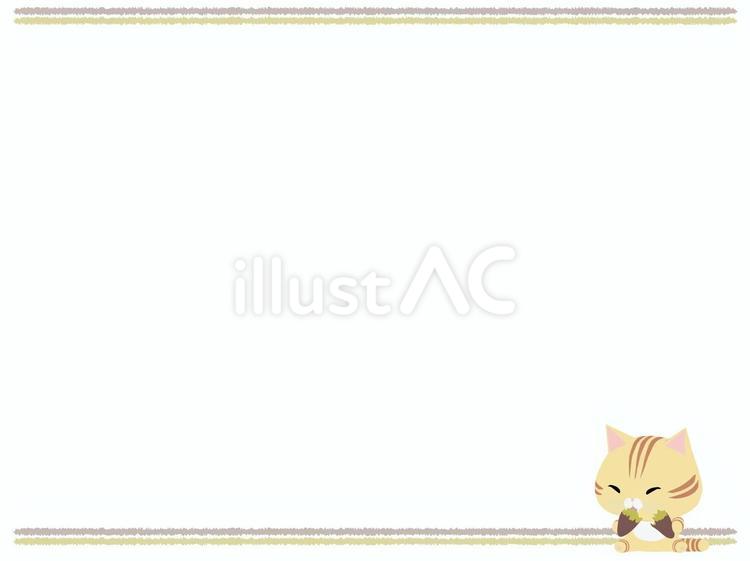 焼き芋_猫 焼き芋,猫,ちゃとらのイラスト素材