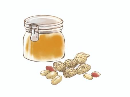 Homemade peanut butter and peanuts, JPG and PNG Homemade peanut butter and peanuts, peanut butter, peanuts, peanuts, JPG and PNG