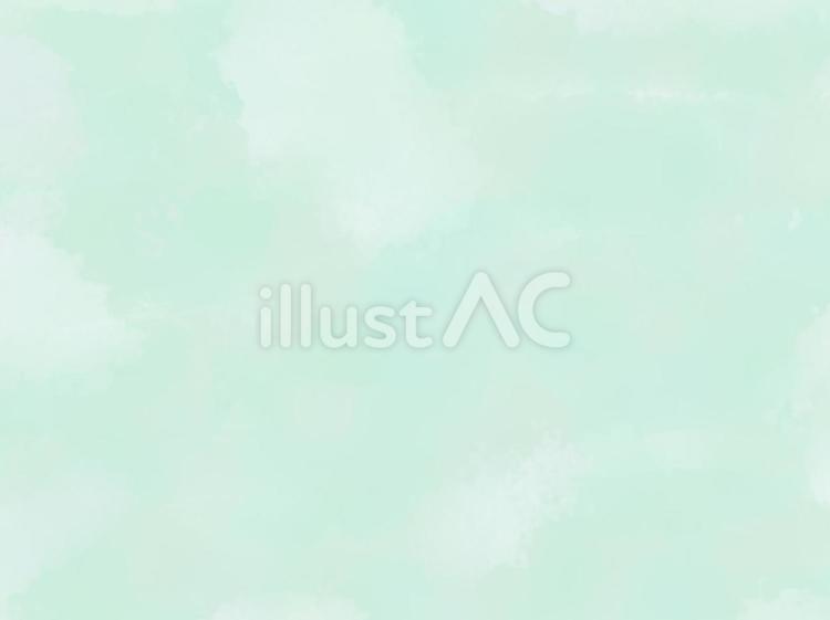 水彩画　緑の背景 かわいい,緑,おしゃれのイラスト素材