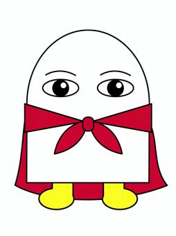 ヒーローのメジェド様 メジェド,神,エジプト,ヒーロー,マント,ブーツのイラスト素材