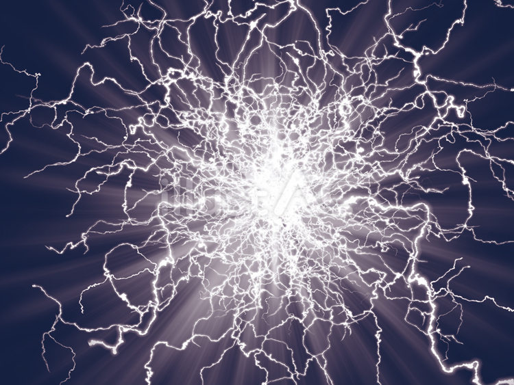稲妻 稲妻,電気,雷のイラスト素材