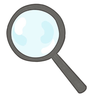 むしめがね 虫眼鏡,ルーペ,拡大鏡,スコープ,手持ちルーペ,凸レンズ,レンズ,むしめがね,ズーム,探すのイラスト素材