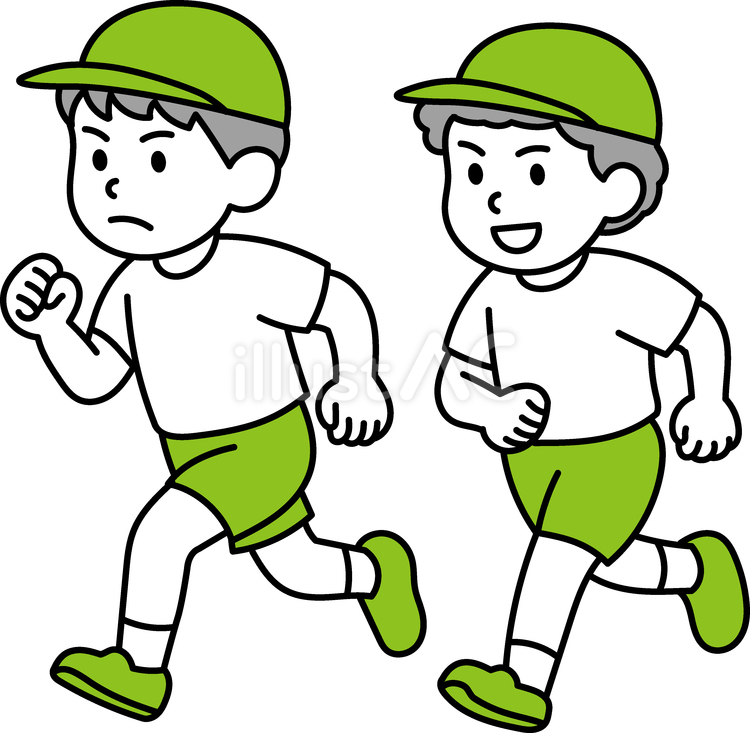 徒競走 小学校,運動会,徒競走のイラスト素材