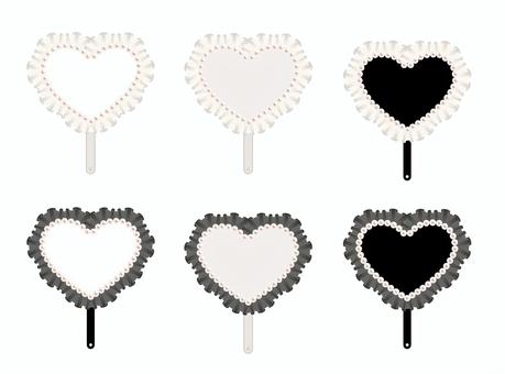 Illustration, a fan, promotion, heart, 