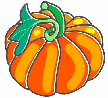 Illustration, pumpkin, vegetables, food, JPG and PNG