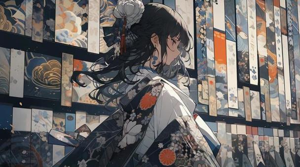 着物姿の女性②