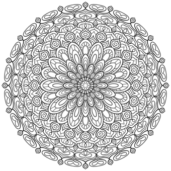 mandala coloring book, , JPG and PNG