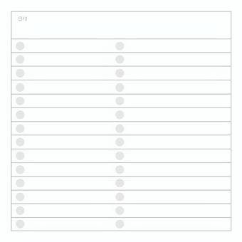 シンプルなTODOリスト todo,やること,整理整頓,思考,リスト,枠,表,ノート,シンプル,ベクターのイラスト素材