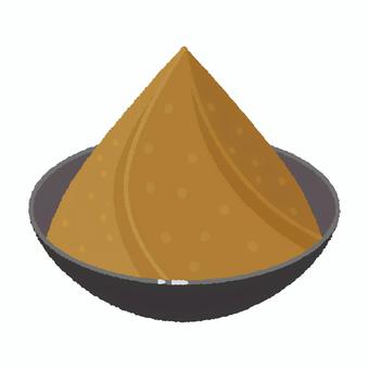 合わせみそ 合わせみそ みそ,発酵食品,調味料のイラスト素材