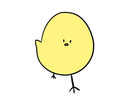 かわいいひよこ