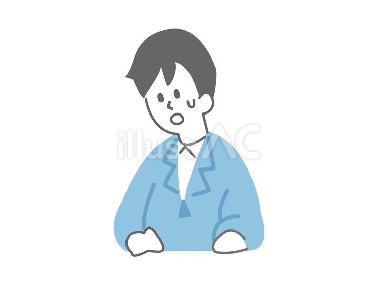 慌てる男性作業員 ビジネス,工場,作業員のイラスト素材