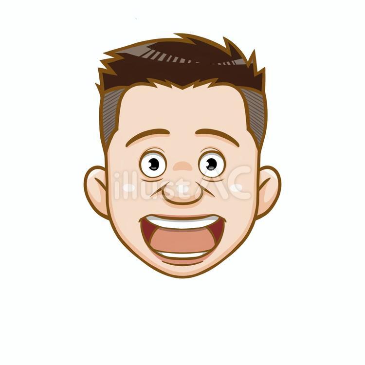 男性の顔 顔,男性,アイコンのイラスト素材