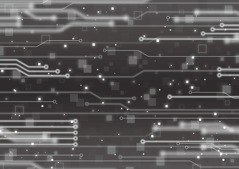 かっこいい電子回路のサイバー背景 デジタル,サイバー,テクノロジー,電子回路,基盤,光,ライン,背景のイラスト素材