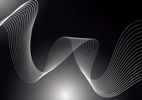 スタイリッシュなデジタルラインアートン