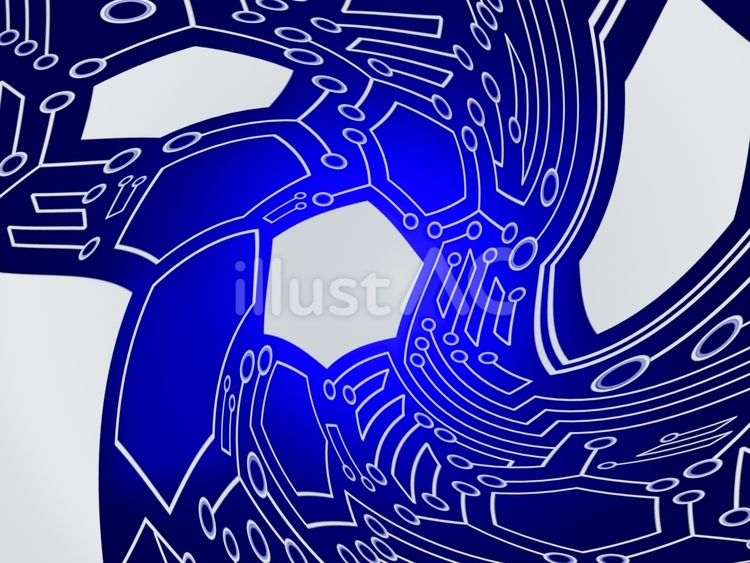 Free Vectors | Blue distorted light futuristic network background