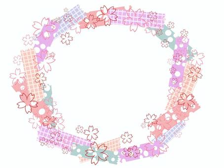 Cherry blossoms and masking tape 2, , JPG and PNG