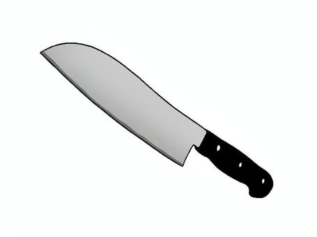 Illustration, kitchen knife, knife, to cut, 