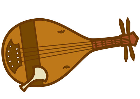 琵琶 楽器イラスト｜無料イラスト・フリー素材なら「イラストAC」