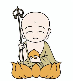 地蔵菩薩 地蔵菩薩 地蔵菩薩,仏教,宗教,僧侶,仏様,仏,地蔵のイラスト素材