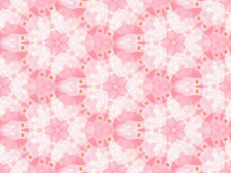 桜の花のぼんやり背景 春,桜,花,背景,壁紙,パターン,シームレス,お洒落,ピンク,水彩風のイラスト素材