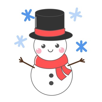 Snowman illustration, snowman, snow, winter, JPG and PNG