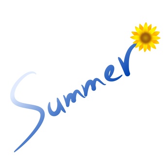 Summer letters, summer, the season, four seasons, JPG and PNG