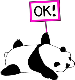 panda, panda, zoo, okay, JPG, PNG and AI