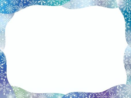 雪の結晶のフレーム18