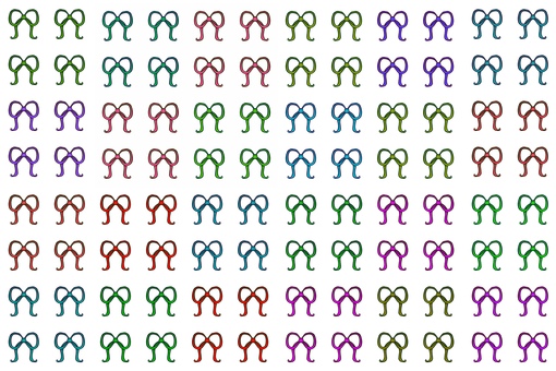 手描き壁紙/背景(りぼん柄) 背景,壁紙,抽象のイラスト素材