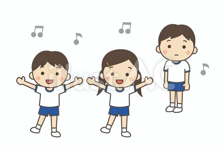 発達障害 発達障害,発達障害児,集団行動のイラスト素材