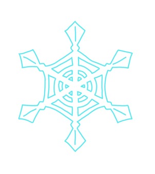 雪の結晶 冬,雪,六角形,神秘的,冷たいのイラスト素材