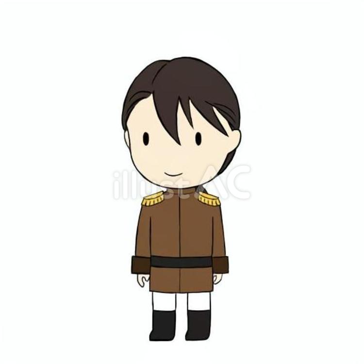ファンタジーに登場する王子の学友 貴族,青年,昔話のイラスト素材